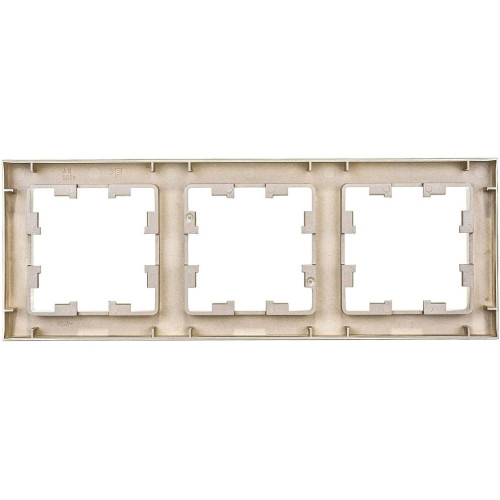 Рамка 3-пост AtlasDesign шампань SchE ATN000503