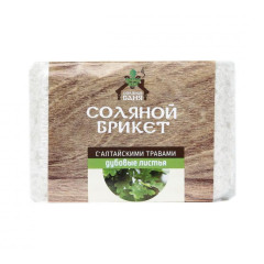 Соляной брикет Соляная баня с Алтайскими травами Дубовый лист