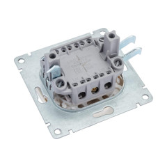 Выключатель 1-кл Universal Афина 10А сл.кость A0021-I