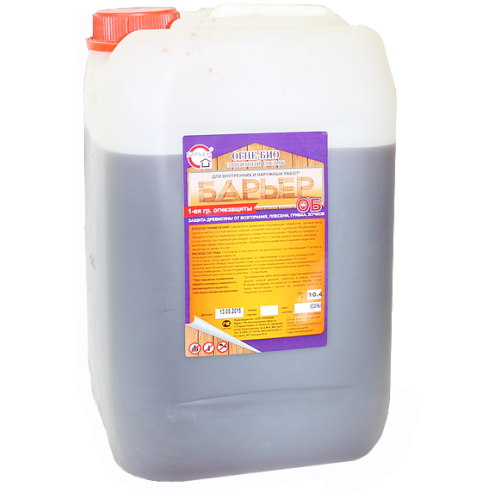 Препарат Барьер-ОБ огнебиозащита Красный 12кг