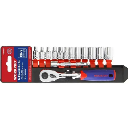 Набор головок WORKPRO 14пр., 1/4