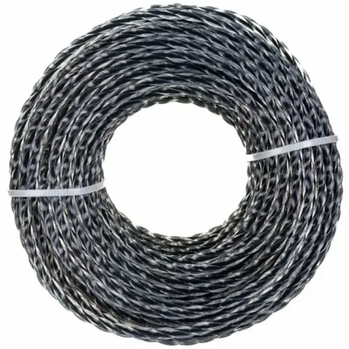 Леска для триммера USP (78310) 4,0мм, с нейлоновым сердечником, длина 15 м, скруч. квадрат