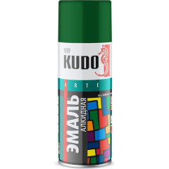 Эмаль аэрозольная KUDO унив ЗЕЛЁНАЯ 520мл RAL 6029 KU-10081