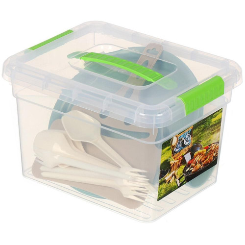 Набор для пикника на 4 персоны, 20 предметов, IS 5422