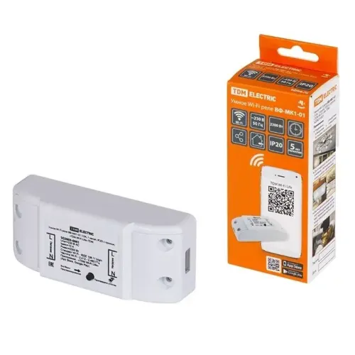 Реле TDM Умное (контроллер) ВФ-МК1-01 (10А 1 канал) SQ2603-0001