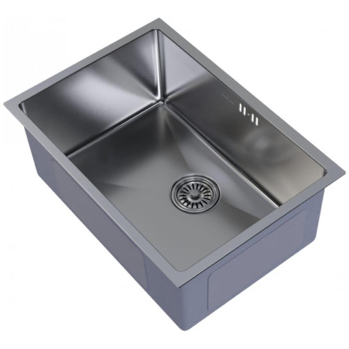 Мойка нерж. врезная MIXLINE PRO 65х45 тол. 3 мм, сатин, с сифоном