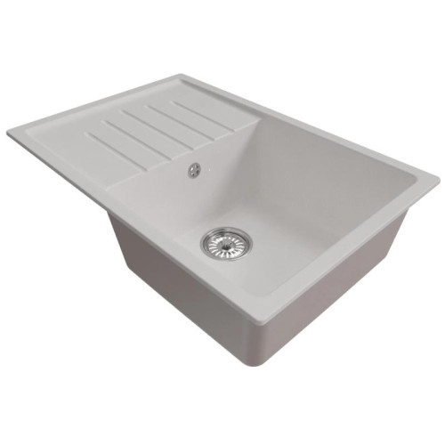 Мойка комп. MIXLINE ML-GM19 500х750x200мм, ультра белая, сифон