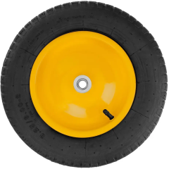 Колесо для тачки PALISAD 4.80/4.00-8 D380мм, подш. внут. диам. 12мм, длина оси 80мм (68946)