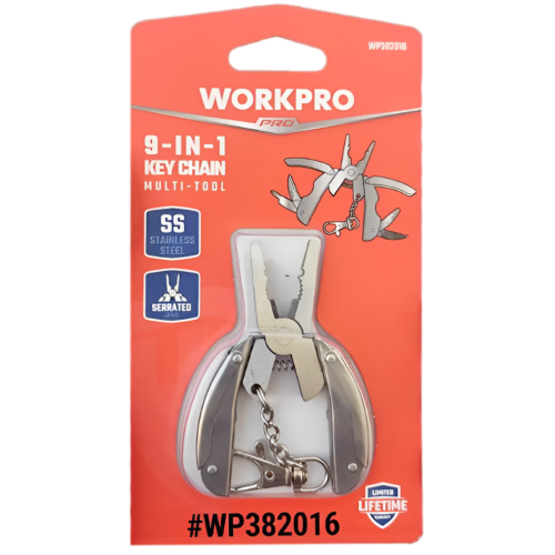 Мультитул WORKPRO 9 в 1 (WP382016)