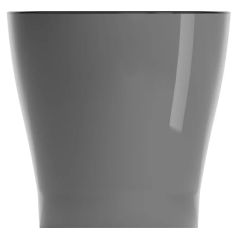 Горшок для цветов ЛЕЯ двойной серый 5л М7936 (263049)