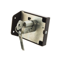 Замок накладной ЗН1-2.1 медь Зенит (00985)