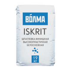 Шпатлёвка ВОЛМА Iskrit полимерн 19 кг (60 шт)