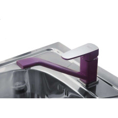 |Смеситель для кухни FRUD R49302 шар ф 35 сирень/хром