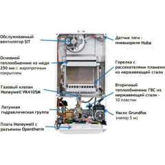 Котел газовый настенный BAXI ECO Nova 1.24 F