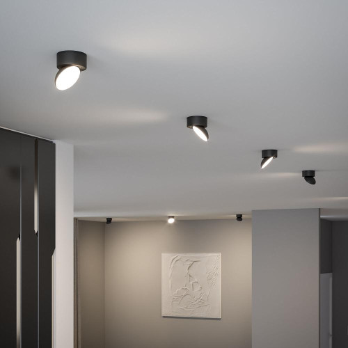 Светильник накладной ES 25053/LED черный