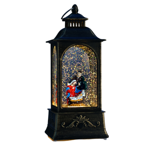 Фонарь новогодний Luazon Lighting Рождество свечение теплое белое (10881575)