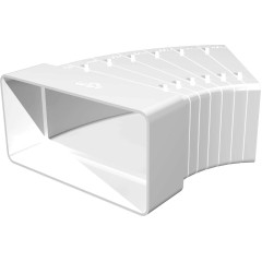 Колено плоское горизонтальное разноугловое 612КРП