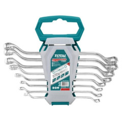 Набор ключей накидных TOTAL GT, 8 шт (6 - 22 мм) (ТНТ102486) подвес