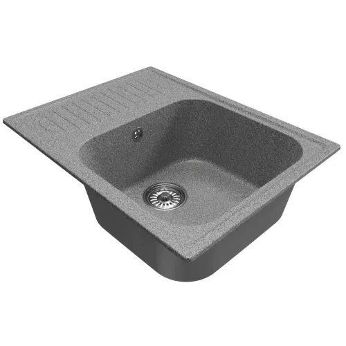 Мойка комп. MIXLINE ML-GM18 490х640x190мм, темно-серая, сифон