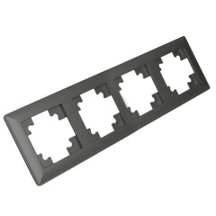 Рамка 4-пост Катрин графит PFR00-7004-06