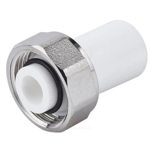 Штуцер п/п комбинир. RTP евроконус с накидной гайкой ф 20х3/4