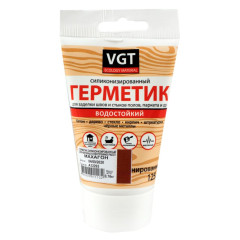 Герметик силиконовый VGT для н/р в/р Махагон 0,16кг
