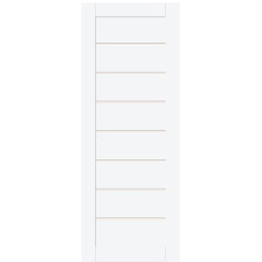 Дверное полотно Браво-22 ДО 80 White Silk, покрытие ПЭТ (BRAVO) (Magic Fog)(169-0138)