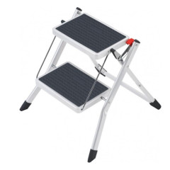 Стремянка АЛЮМЕТ (MV02) сталь оцинк. 2 ступ. (табурет)