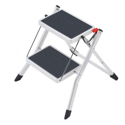 Стремянка АЛЮМЕТ (MV02) сталь оцинк. 2 ступ. (табурет)