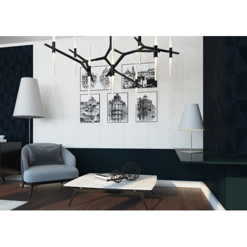 Плитка керамогранит 330*330 Таурус чёрный арт.721293 за м2 в уп. 1.307 м2 (12шт.)