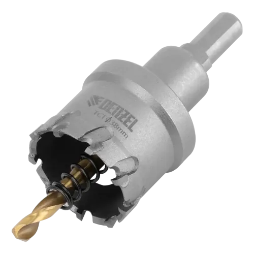 Коронка по металлу Denzel твердосплавная, 38 мм (724012)