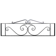 Ограда Виктория Высокая с навершием (2м/п)