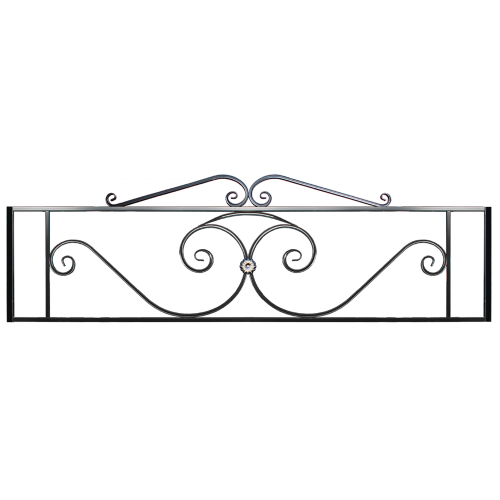 Ограда Виктория Высокая с навершием (2м/п)