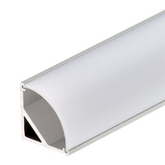 Профиль накладной алюминиевый General комплект св/д профиль накл.угл.+кругл.рас.+акс. 2000х16x16 522700