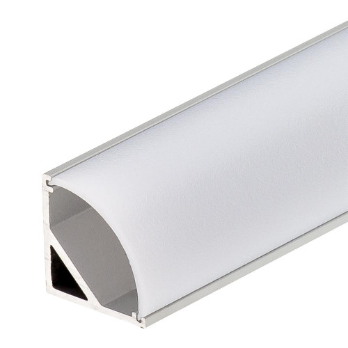 Профиль накладной алюминиевый General комплект св/д профиль накл.угл.+кругл.рас.+акс. 2000х16x16 522700