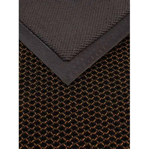 Коврик придверный 600*900мм ComeForte Mesh Mat черно-золотой