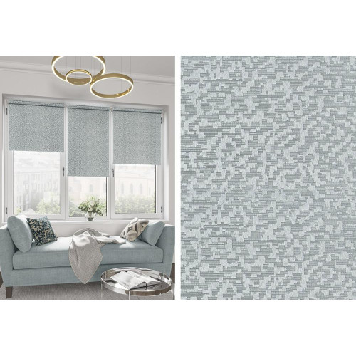 Рулонные жалюзи Мозаика 47*175 цвет темно-серый