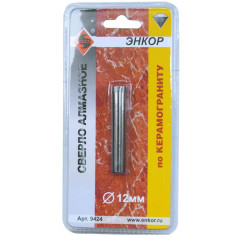 Сверло по керамограниту ЭНКОР ф 12мм алмазное (9424)