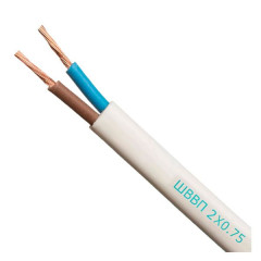 Шнур ШВВП 2х0,75 мм кв (19320)