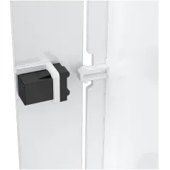 Люк ревизионный пластик 100*100 фланец LN нажимной 120*120 EVECS L1010N