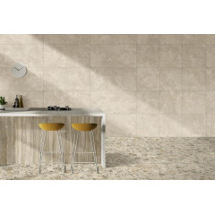 Плитка керамогранит 600*600 VITRA CityStone Травертин Клауд Матовый R10A 7Рек (за 1 м2)