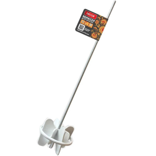 Мешалка DECOR для краски d76мм, 450мм (999-076)