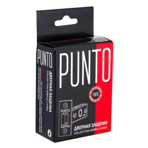 Защелка межкомн. PUNTO METL45-8 ( L45-8) CP хром (36923)