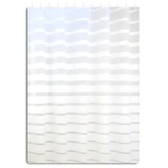 Шторка для ванной HAIBA HB75065 180x180cм 12 колец, полоса (818917)