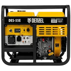 Генератор дизельный DENZEL DES-55E, 5,5 кВт (94414) (*30)