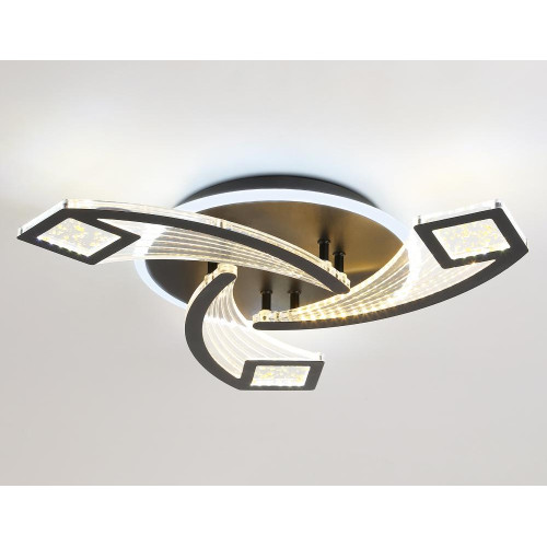 Светильник AMBRELLA FA4477/3 BK 62W(4650lm) 2000K-4000K-6000K d560 ПДУ, черный