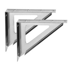 Дымоход консоль К2 L-330 нержавеющая сталь комп. 2шт (Феррум)