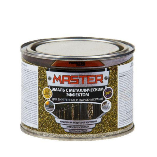 Эмаль MASTER PRIME с металлическим эффектом шоколад 0,4 л