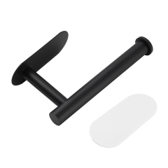 Держатель для туалетной бумаги STOLZ на липучке, черный (10881456)