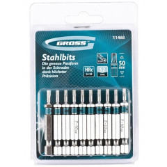 Бита TORX 10х50мм GROSS сталь S2 (11468)